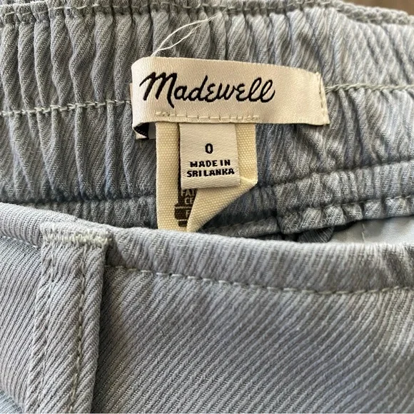 NWOT Madewell The Neale Straight-Leg Pant in Drapeweave size 0 - Picture 3 of 3